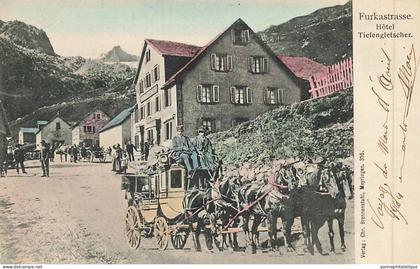 TOP - SUISSE - UR - URI - hôtel TIEFENGLETSCHER - Furkastrasse - (Sui-194)