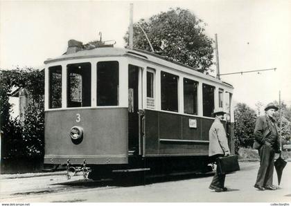 CPSM SUISSE "Allaman" TRAIN / TRAMWAY