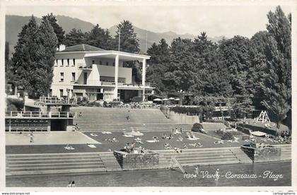 Switzerland Vevey Corseaux plage