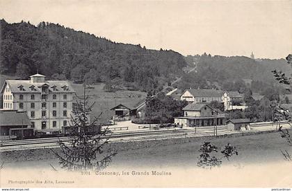 COSSONAY (VD) Les Grands Moulins - Gare - Ed. Phot. Des Arts 1901