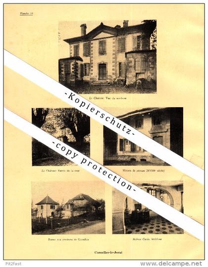 Photographien / Ansichten , 1933 , Corcelles-le-Jorat , Démoret , Treytorrens , Prospekt , Architektur , Fotos !!!