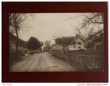 suisse , la rippe carte photo éditée édit.perrochet matile à lausanne