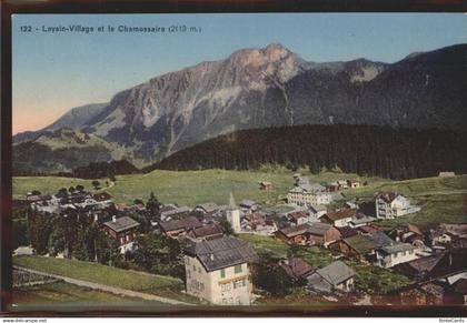 11309975 Leysin Leysin Village et la Chamossaire Leysin