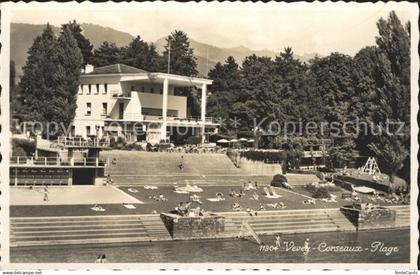 12323294 Corseaux Plage Lac Leman Genfersee