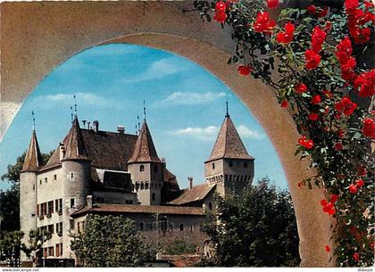 Suisse - VD Vaud - Nyon - Le château - Fleurs - CPM - Carte Neuve - Voir Scans Recto-Verso