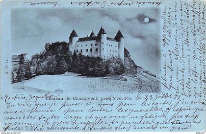 Vaud - chateau de Champvent pres Yverdon - 1899