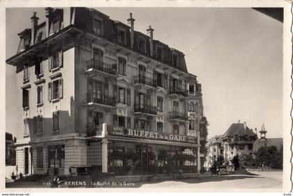 RENENS LE BUFFET DE LA GARE (CARTE PHOTO )