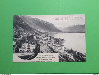 Territêt Chillon Suisse Castel Rivaz Valloton et Golaz appartements à louer