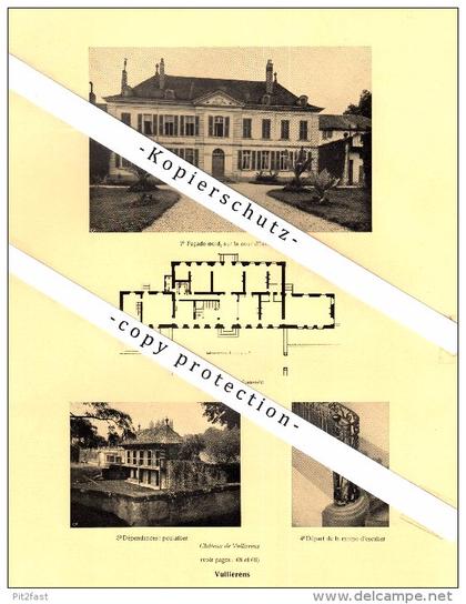 Photographien / Ansichten , 1925 , Vullierens , Saint-Saphorin-sur-Morges , Prospekt , Architektur , Fotos !!!