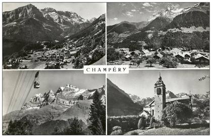 SUISSE - CHAMPERY - Vues multiples