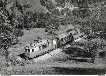 CPSM SUISSE "Inden" TRAIN / TRAMWAY