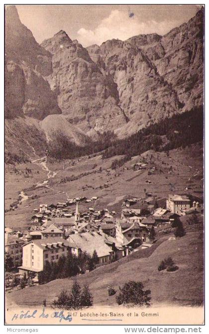 LOËCHE-les-BAINS et la Gemmi