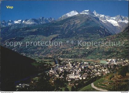 11889421 Visp mit Ausserberg Eggerberg und Bietschhorn Visp