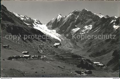 11902575 Loetschental Lauchernalp Loetschenluecke Sattel und Schinhorn