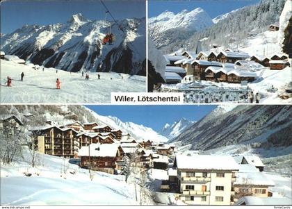 11990641 Wiler Loetschental Lauchernalp Wiler Loetschenluecke Sessellift