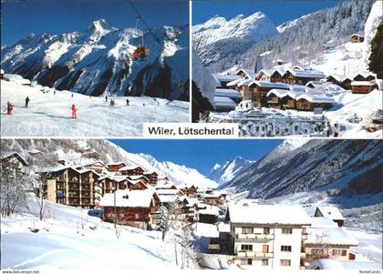 12002503 Wiler Loetschental Lauchernalp Dorf