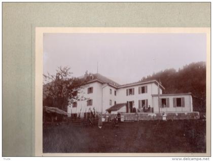 SAINT-MAURICE  HOTEL VEROSSAZ TRES ANIMEE (PHOTOGRAPHIE GRAND FORMAT TOP RARE)