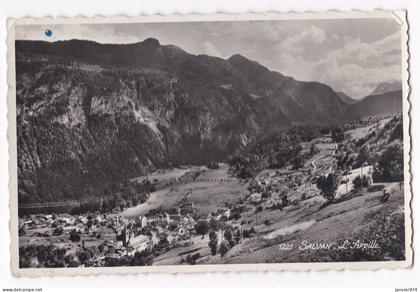 CPA 1947, Salvan – l’Arpille,  scan recto verso