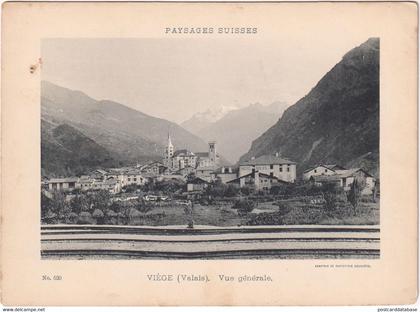 Viège (Valais) - Vue générale - Large print