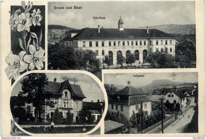 Gruss aus Baar - Schulhaus Sparkassa