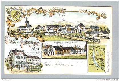 AK ZH Grüningen 1905-05-22 Litho J.Wirz