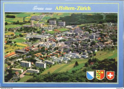 10563481 Affoltern ZH Zuerich-Affoltern Fliegeraufnahme x 1992