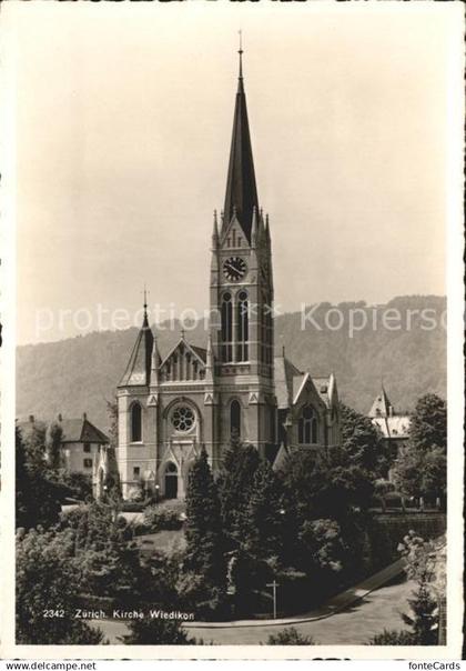 11848971 Zuerich ZH Kirche Wiedikon