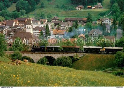 13735389 Bauma ZH im Toesstal mit Dampfzueglein Bauma-Hinwil