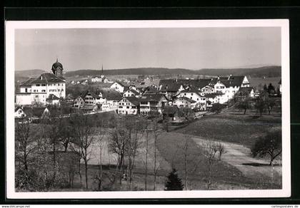 AK Grüningen, Panoramablick vom Berg aus gesehen