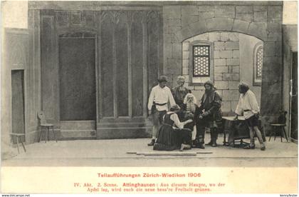 Zürich-Wiedikon - Tellaufführung 1906