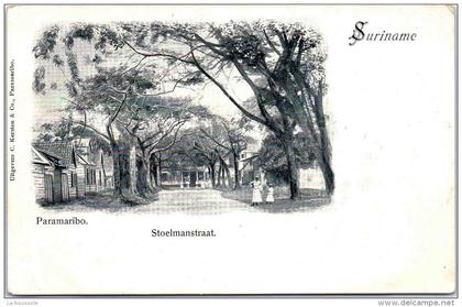 SURINAM - Paramaribo - stoelmanstraat