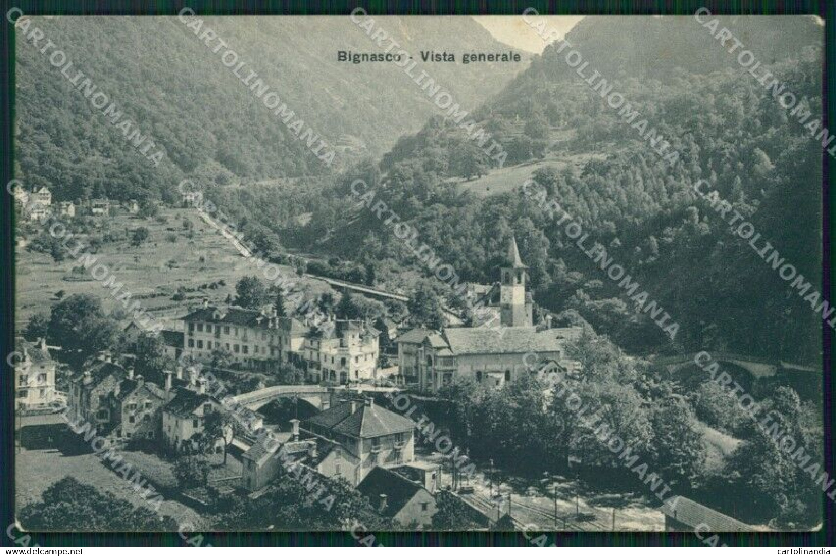 Svizzera Bignasco postcard cartolina MT0662