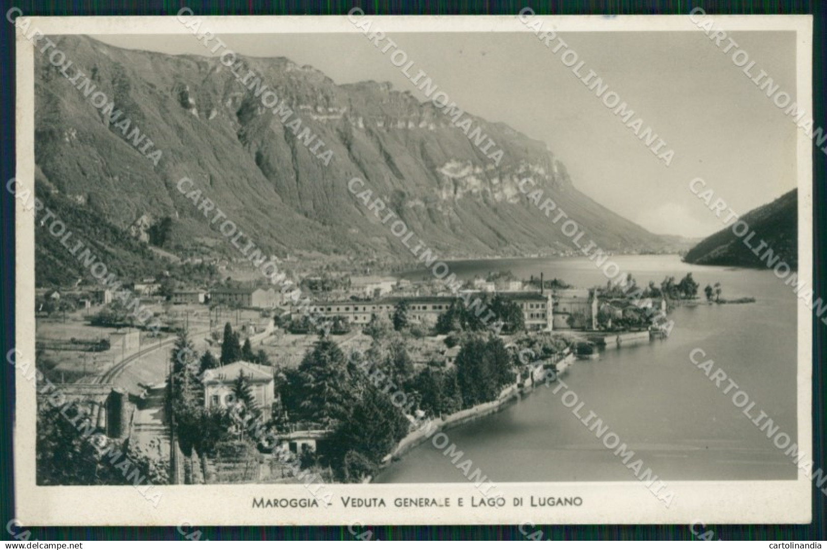 Svizzera Maroggia Foto postcard cartolina MT0722