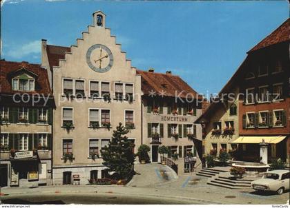 12536566 Brugg AG Innenstadt Giebelhaus Roemerturm Brugg