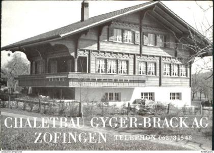 Zofingen Zofingen Chaletbau Gyger - Brack AG