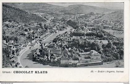 suisse. baden. argovie. chocolat klaus