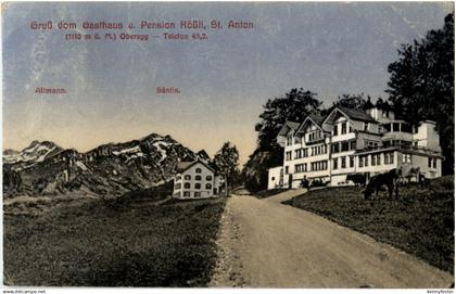 Gruss vom St. Anton - Oberegg - Gasthof zum Rössle