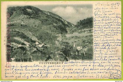 ad5288 - SWITZERLAND - Ansichtskarten VINTAGE POSTCARD -  Vuitteboeuf - 1900