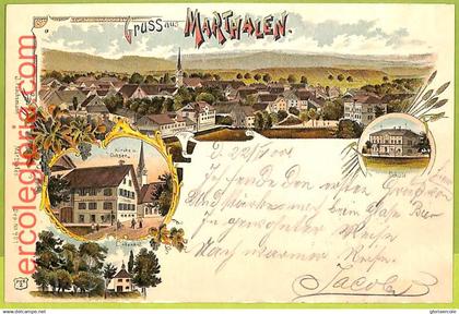 Lib7890 - SWITZERLAND - VINTAGE POSTCARD - Gruss aus Marthalen  - 1900