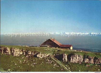 12297328 Nods BE Hotel du Chasseral Panorama Alpenkette