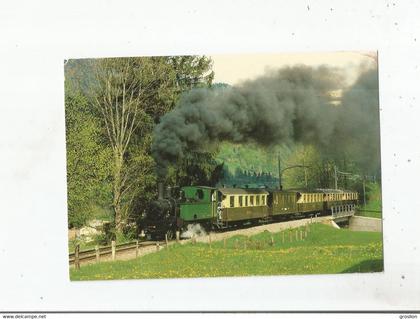 GSTEIGWILER 9 5 1982 TRAIN A VAPEUR AVEC LOCOMOTIVE G 3/4 11