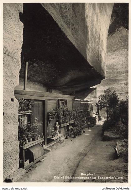 SUISSE - Burgdorf - die "Hoshenwohnung" im Sandsteindfelsen - Carte Postale Ancienne