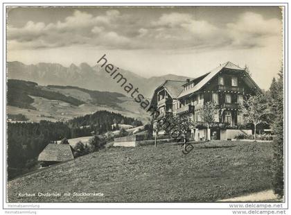 Röthenbach - Kurhaus Chuderhüsi mit Stockhornkette - Foto-AK Grossformat - Verlag Globetrotter GmbH Luzern