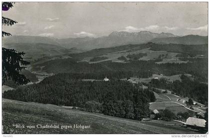 SUISSE - Blick vom CHUDERHÜSI gegen HOHGANT - Kurhaus Chuderhüsi ob Röthenbach i. E.  Familie P. Jacob