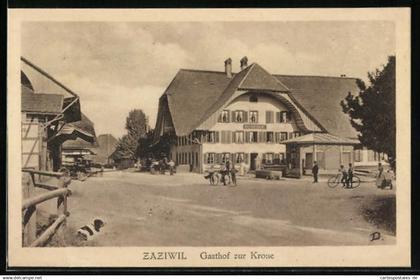 AK Zäziwil, Gasthof zur Krone