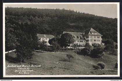 AK Läufelfingen, Das Soolbad und Kurhaus Ramsach der Fam. Jenny