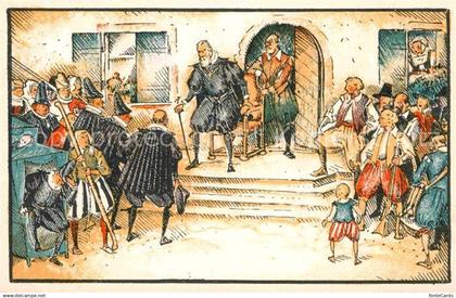 12730246 Riehen Wettstein und Riehen Festspiel Illustration