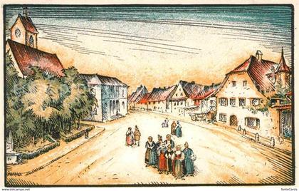 12730247 Riehen Wettstein und Riehen Festspiel Illustration