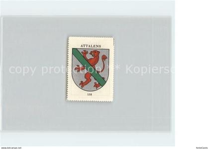 11667160 Attalens Briefmarke Wappen Kaffee Hag