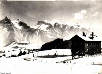 N°493 Z -cpsm Le Paquier -chalet de l'Entraide-